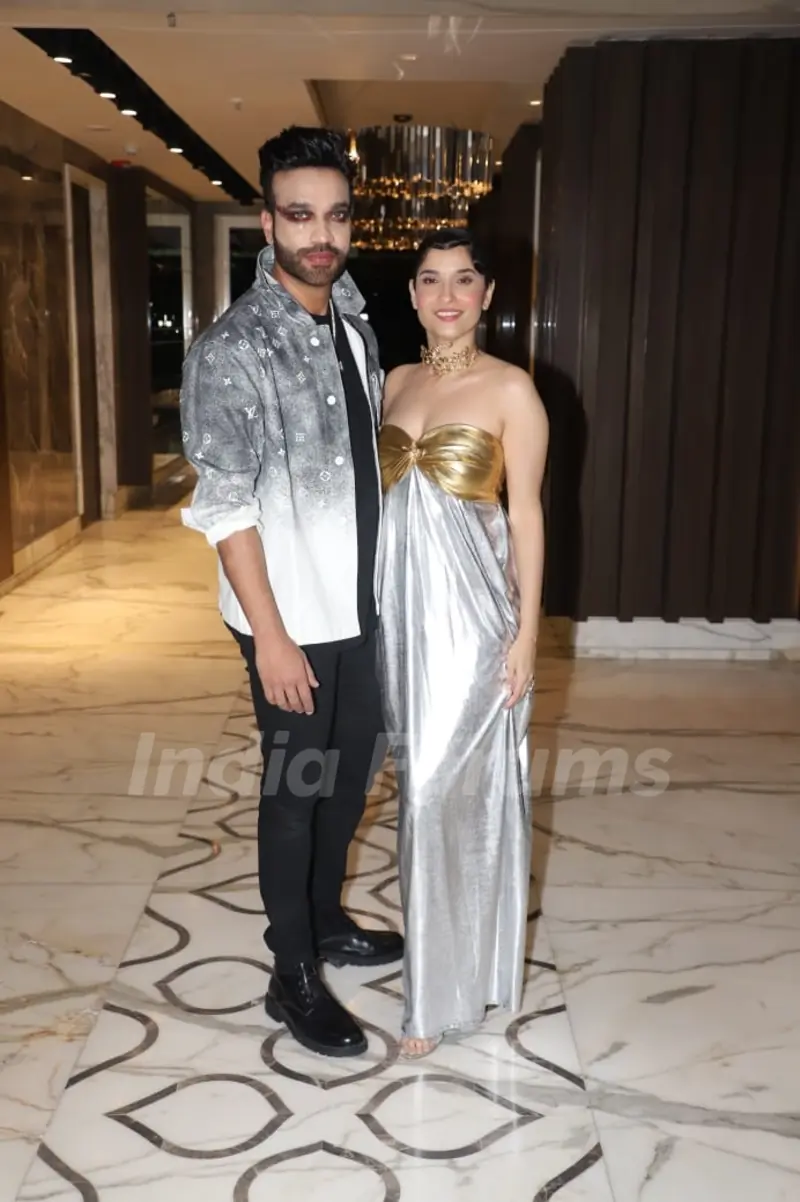 Vicky Jain, Ankita Lokhande attend Ankita Lokhande's Halloween bash