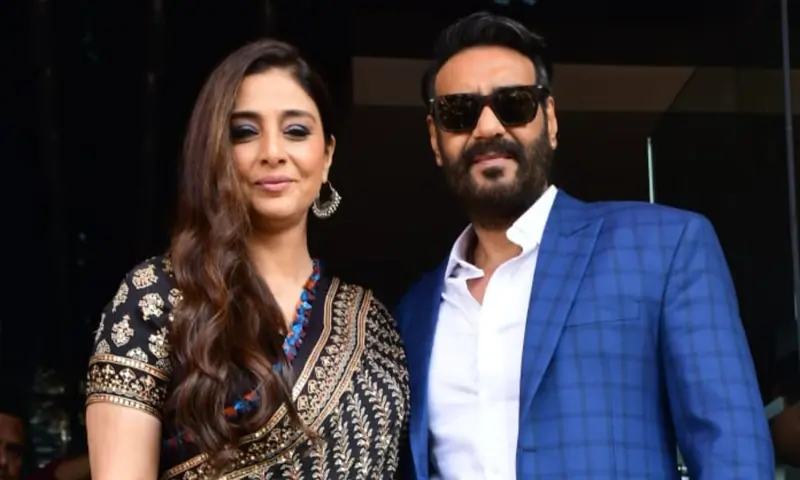 Tabu and Ajay Devgn 