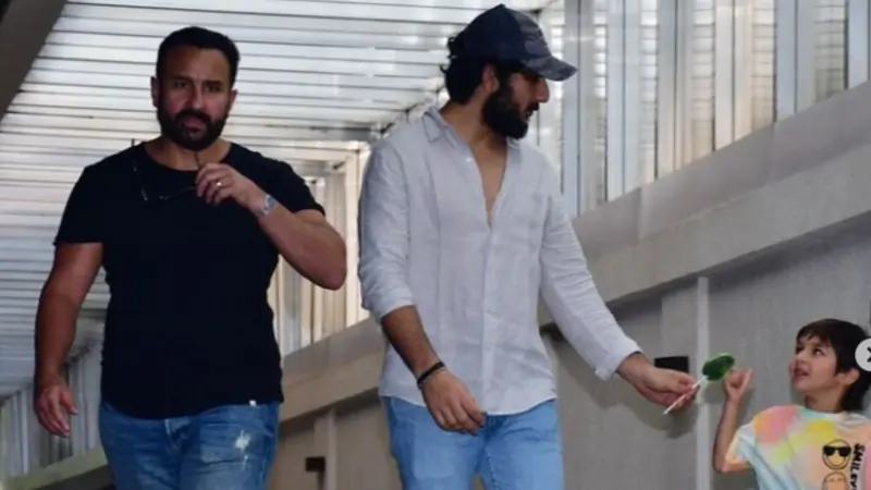 Saif Ibrahim and Taimur