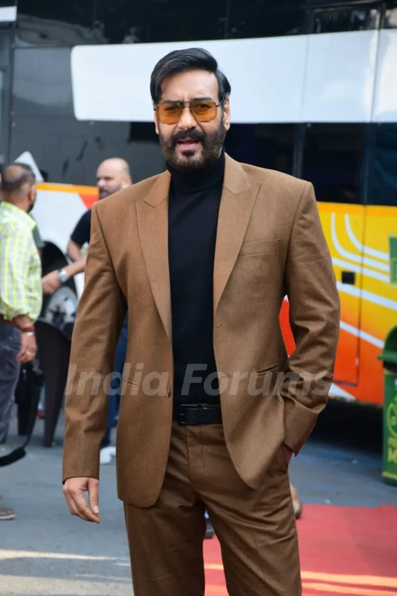 Ajay Devgn spotted on the set of The Kapil Sharma Show