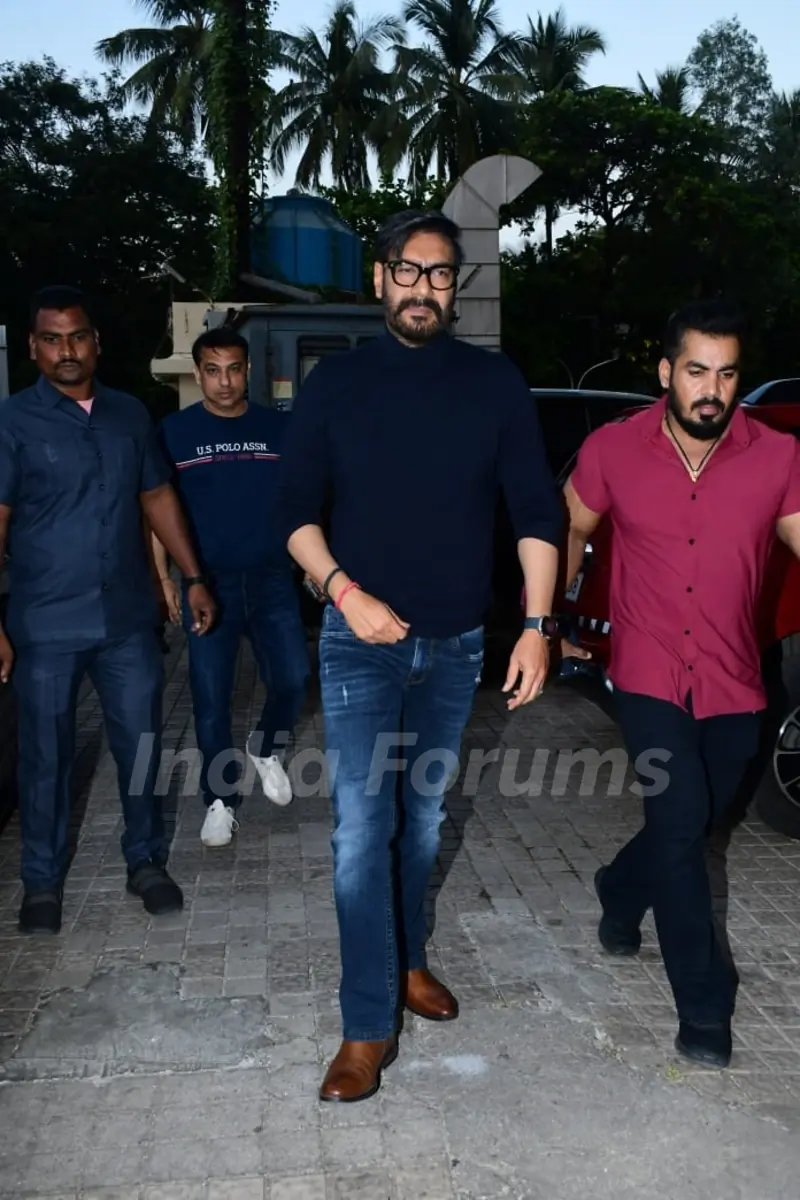 Ajay Devgn spotted at Juhu PVR 