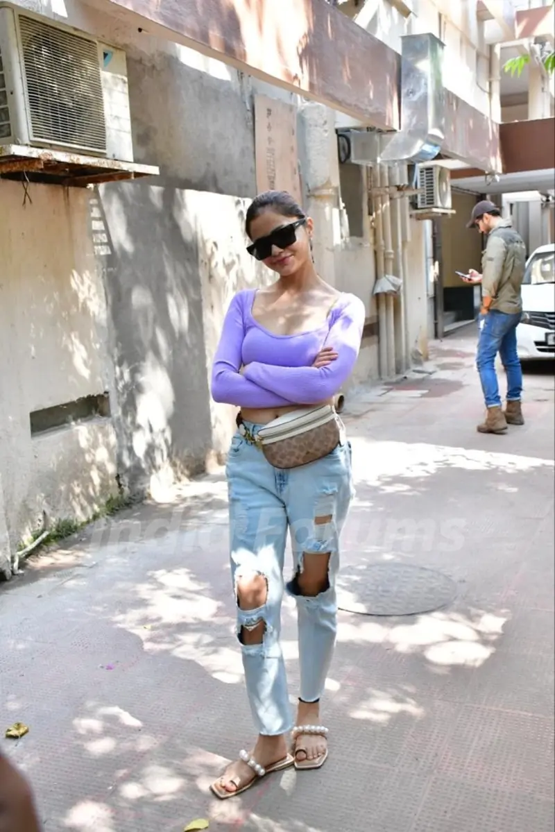 Rubina Dilaik spotted in Khar  