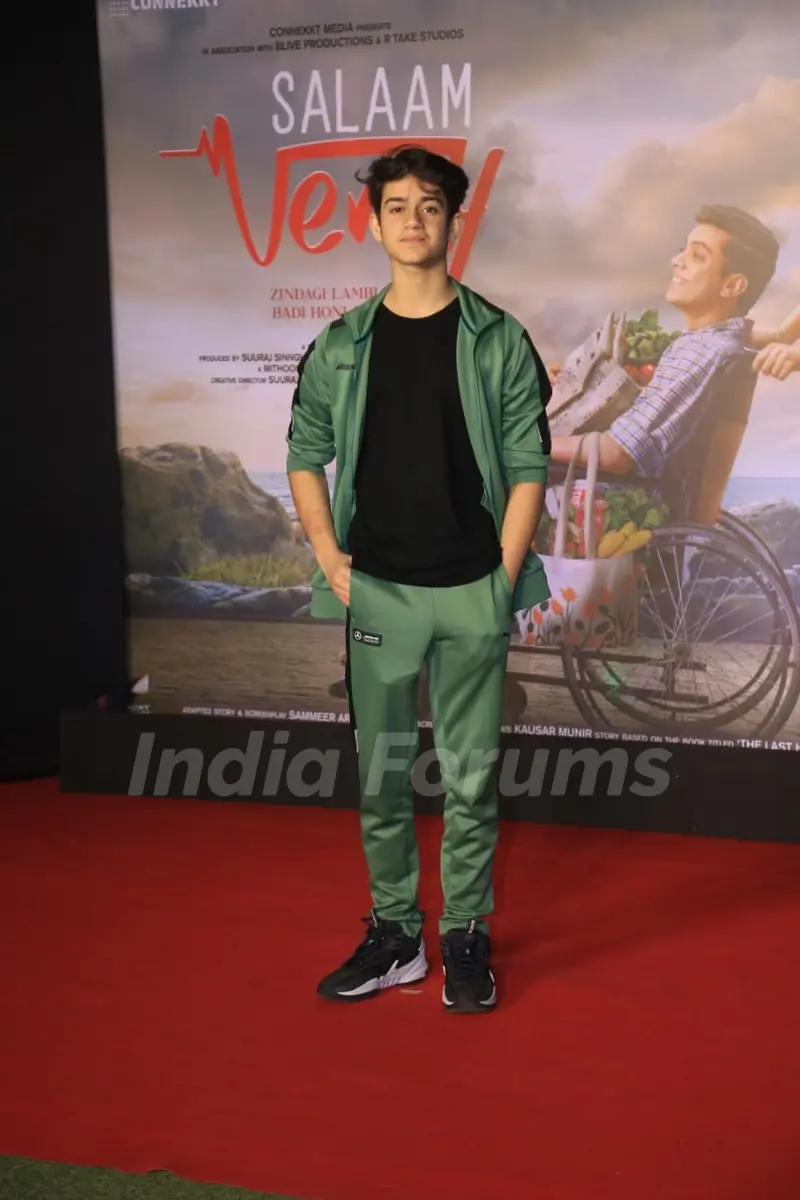 Ayaan Zubair Rahmani grace the premiere of Salaam Venky