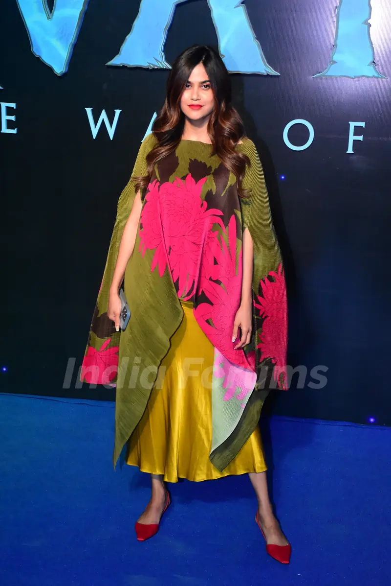 Aditi Pohankar attend the premiere of Avatar – The Way Of Water
