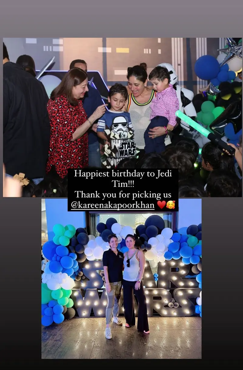 Kareena, Taimur and Jeh