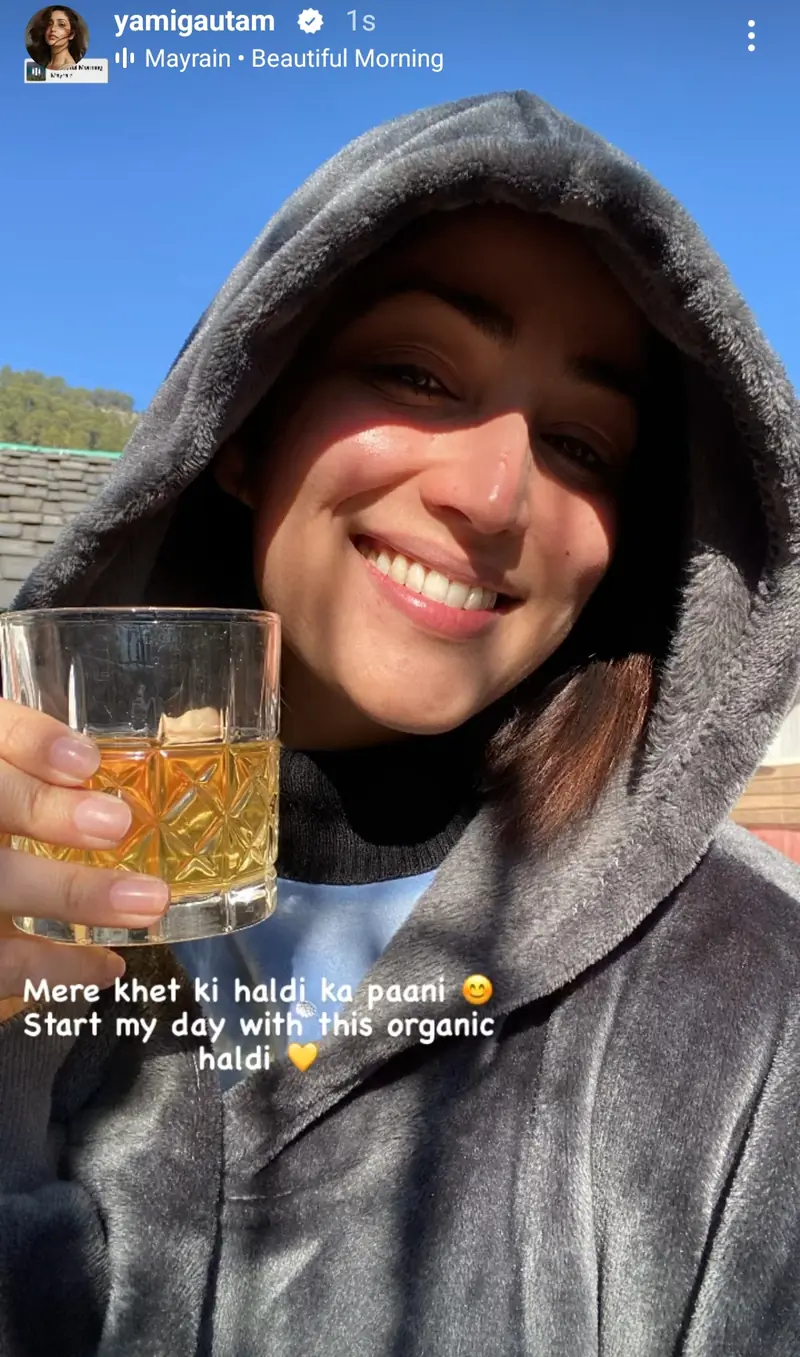 Yami Gautam's Instagram story 