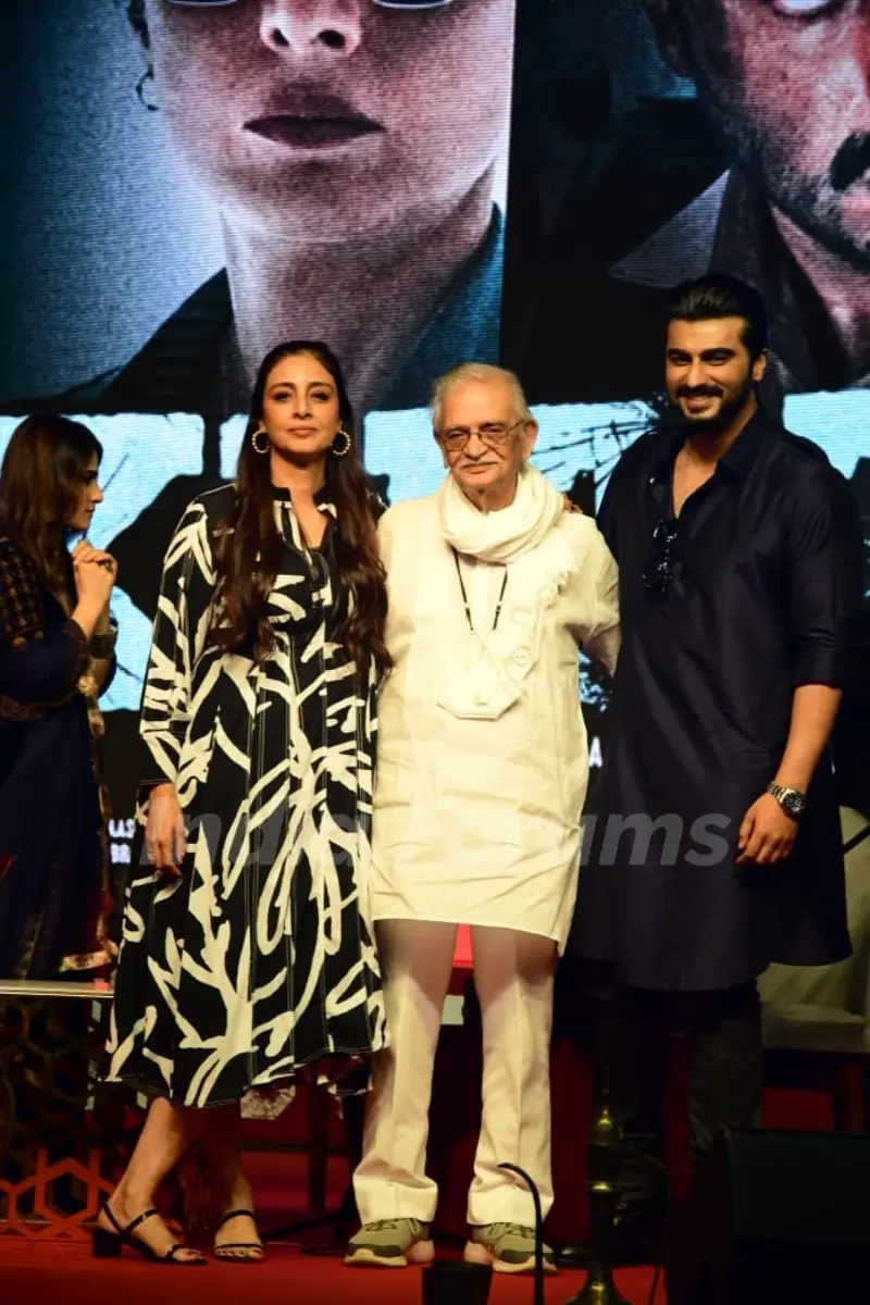 Tabu, Gulzar, Arjun Kapoor snapped at Kuttey’s Mehfil-e-Khaas