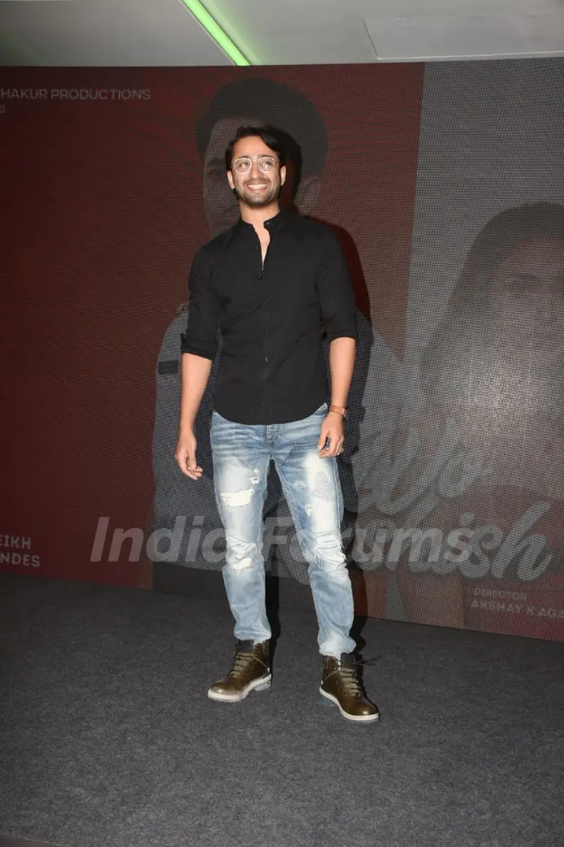 Shaheer Sheikh snapped at song launch of Wo Kashish 
