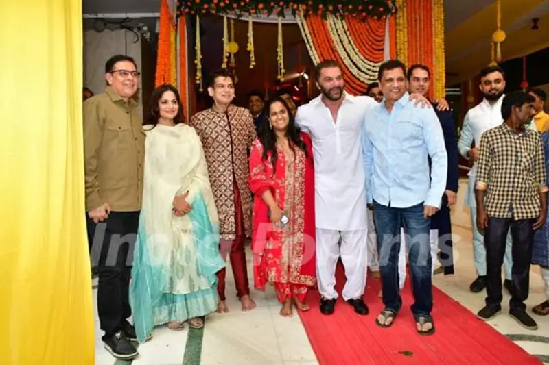 Alvira, Arpita and Sohail with Rrahul