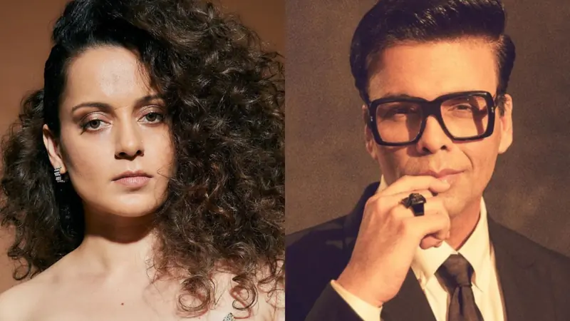 Kangana Ranaut and Karan Johar