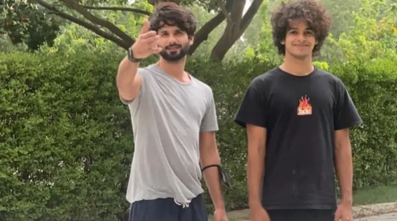 Shahid Kapoor and Ishaan Khatter 