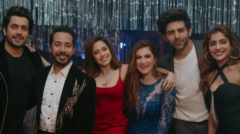 Sunny Singh, Abhisek Pathak, Nushrratt Bharuccha, Shivaleeka Oberoi, Kartik Aaryan