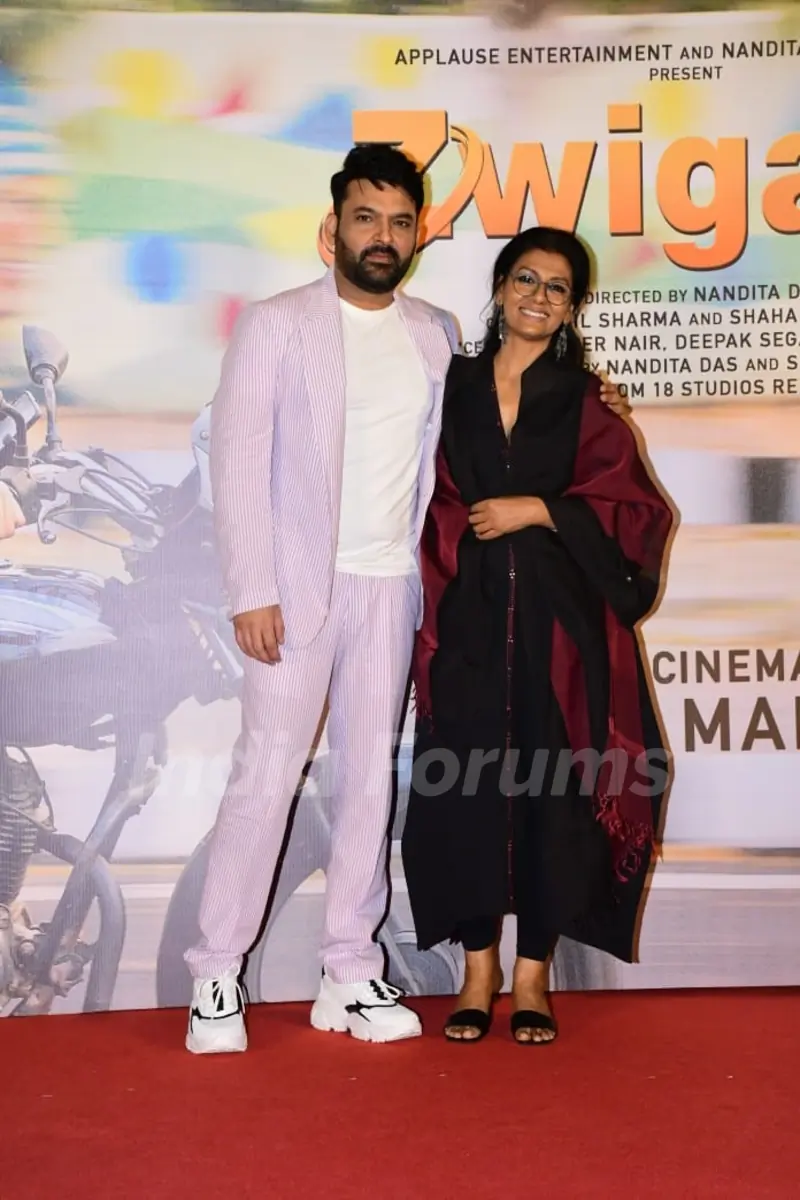 Kapil Sharma, Shahana Goswami, Nandita Das snapped at the trailer launch of Zwigato  