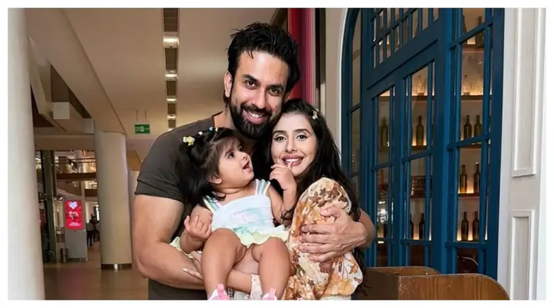 Charu Asopa and Rajeev Sen