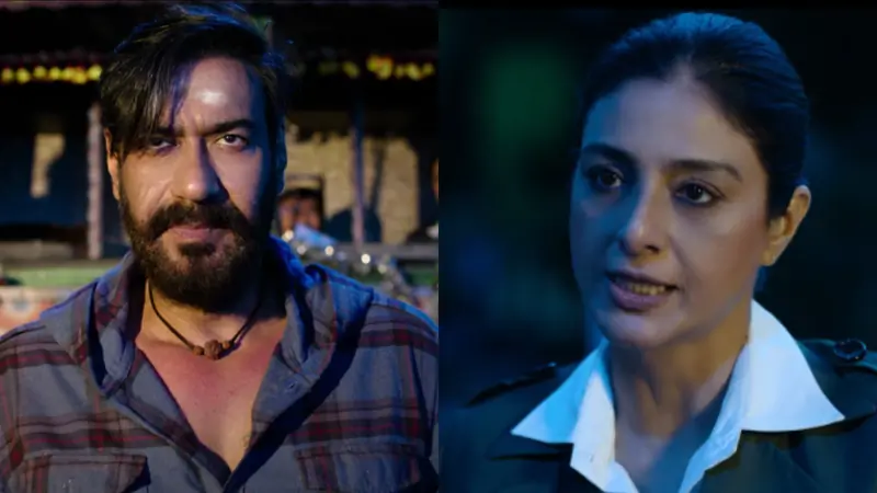 Ajay Devgn and Tabu