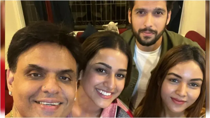 Sandiip and cast of 'Chashni'