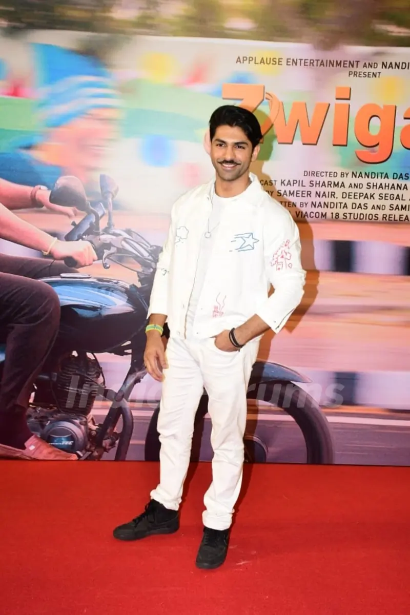 Taha Shah Badussha attend the premiere of Zwigato
