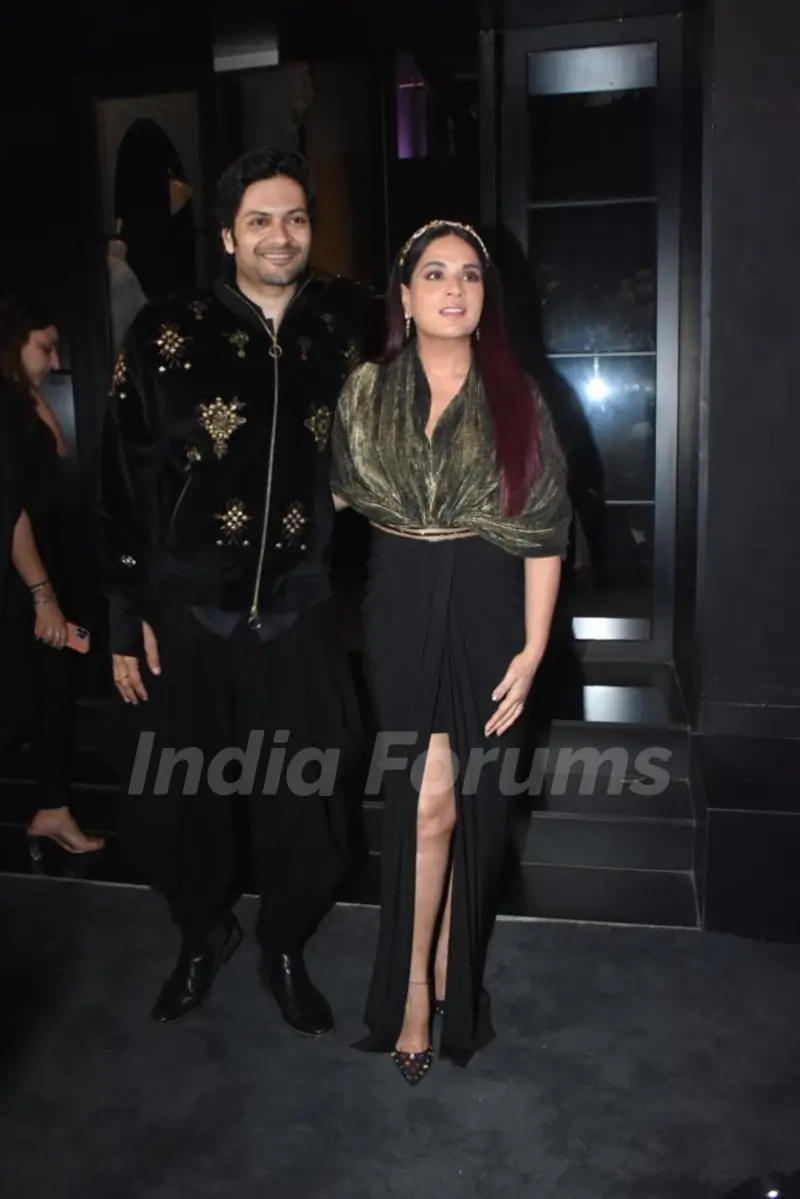 Ali Fazal, Richa Chadha snapped at Shantnu Nikhil’s store launch