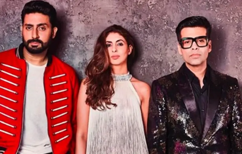 Abhishek Bachchan and Shweta Nanda