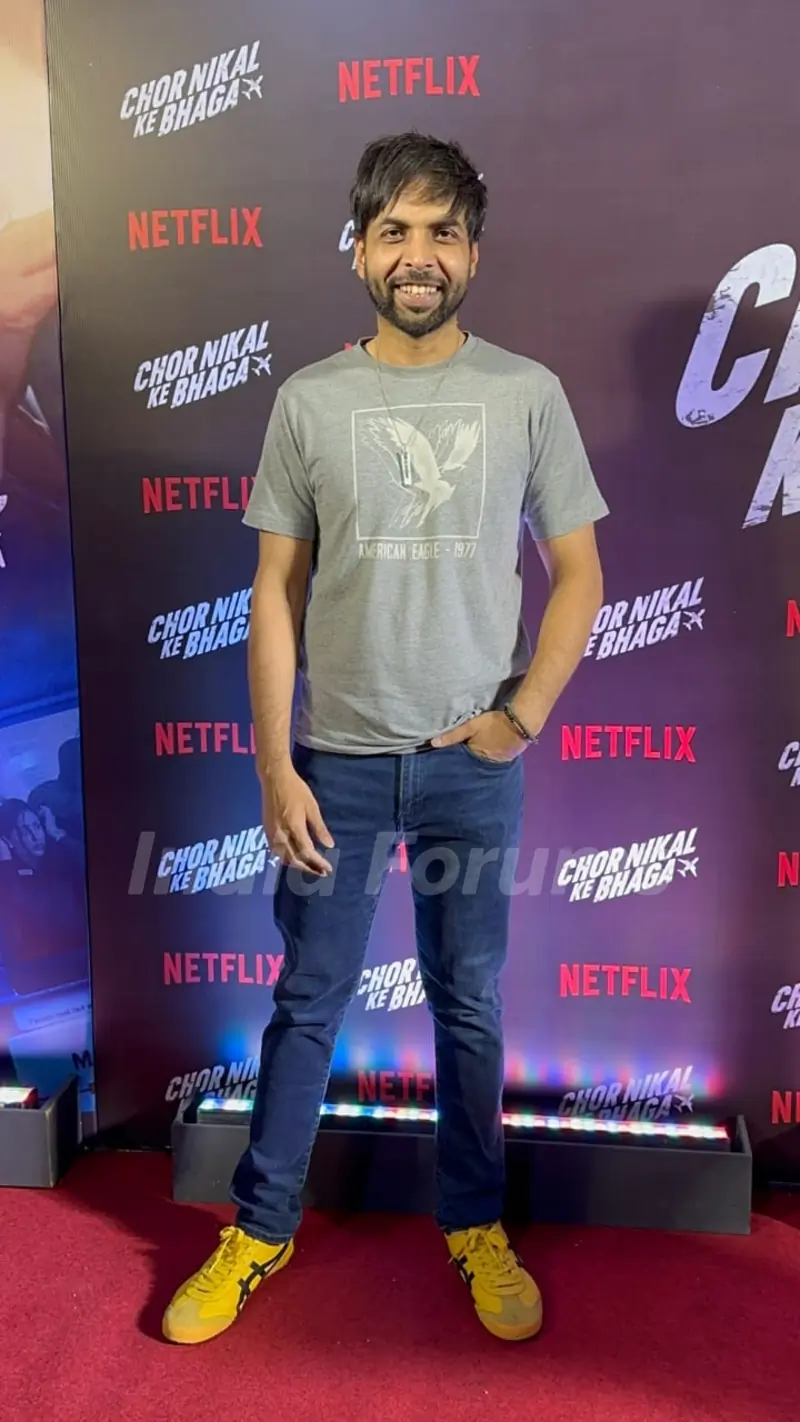 Abhishek Banerjee attend the premiere of Chor Nikal Ke Bhaga