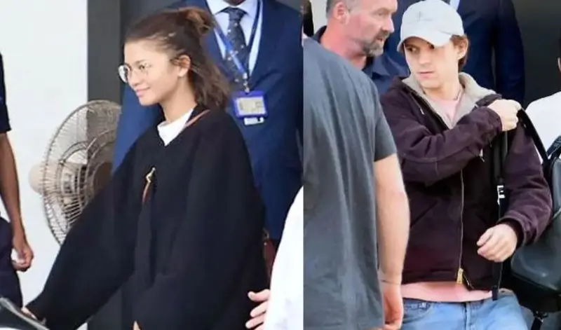 Zendaya and Tom Holland