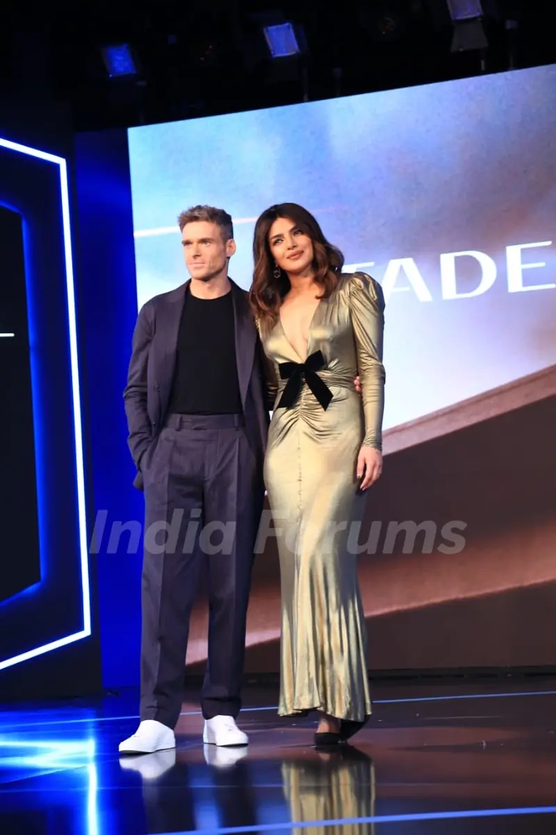 Priyanka Chopra and Richard Madden snapped at Press Conference CITADEL