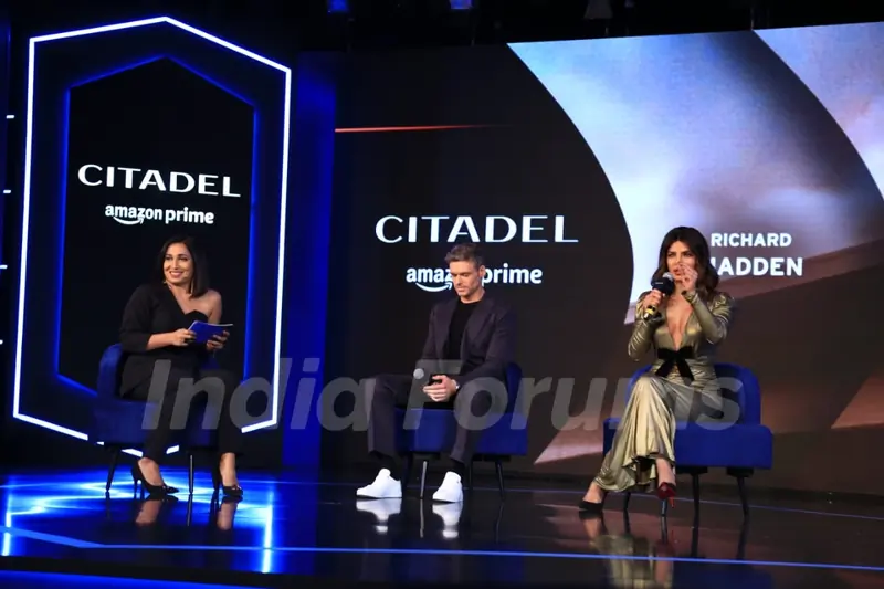 Priyanka Chopra and Richard Madden snapped at Press Conference CITADEL