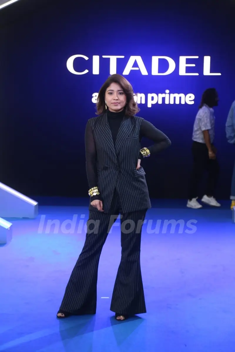 Shweta Tripathi attend the premiere of Citadel