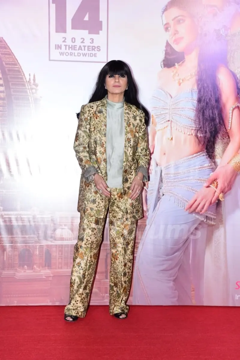Neeta Lulla snapped at the press conferance of Shaakuntalam in Mumbai