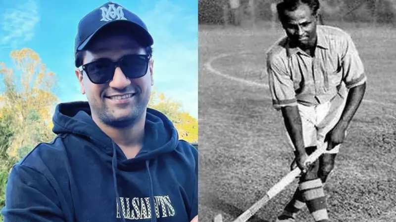 Vicky Kaushal and Major Dhyan Chand 