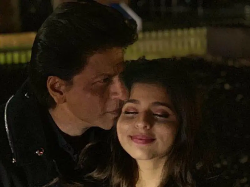 Shah Rukh Khan and Suhana Khan 