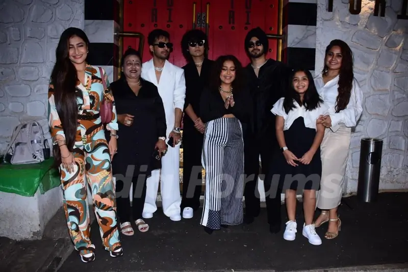 Dhanashree Verma, Tony Kakkar, Neha Kakkar, Rohanpreet Singh snapped at Tori restaurant