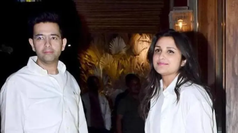 Raghav Chadha and Parineeti Chopra 