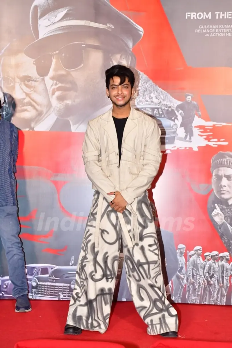 Vishal Jethwa snapped at the trailer launch of IB71 in Andheri  