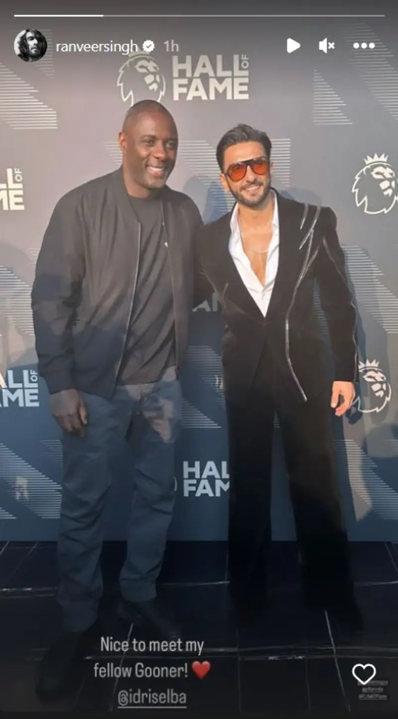 Ranveer Singh and Idris