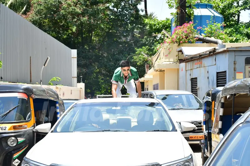Shubman Gill snapped snapped at the Trailer launch Spider-Man: Across the Spider-Verse