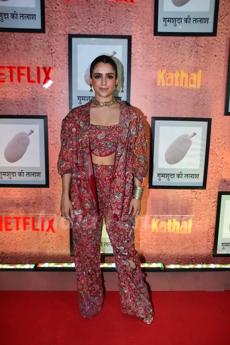 Sanya Malhotra grace the premiere of Kathal