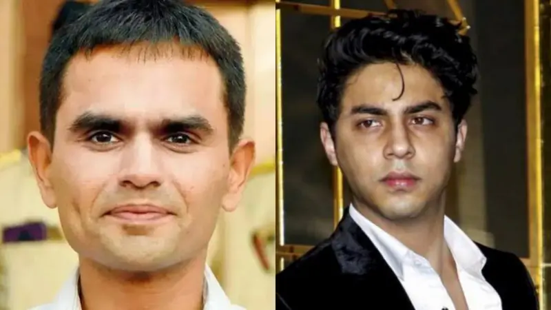 Sameer Wankhede and Aryan Khan