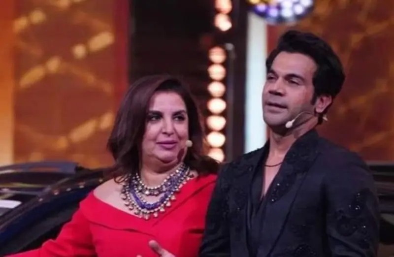 Rajkummar Rao and Farah Khan