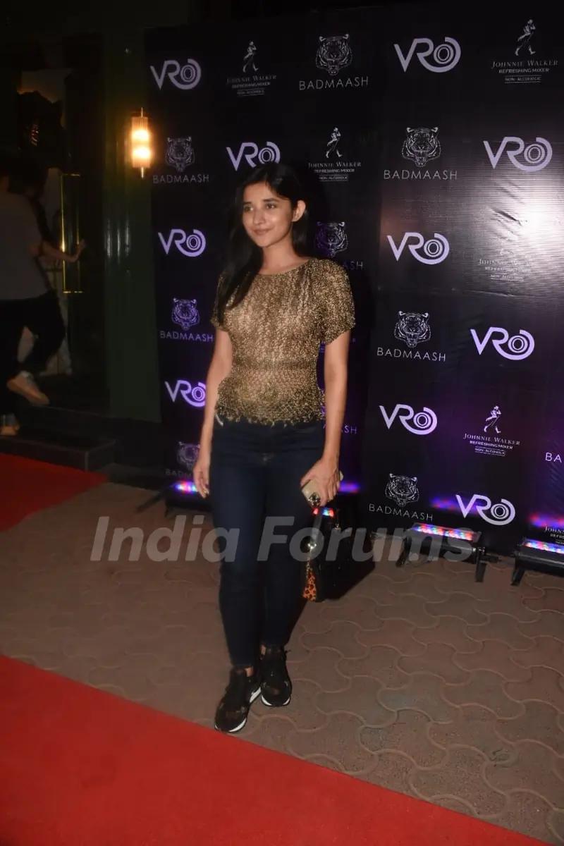 Kanika Mann snapped at the launch of Mouni Roy’s new restaurant – Badmaash