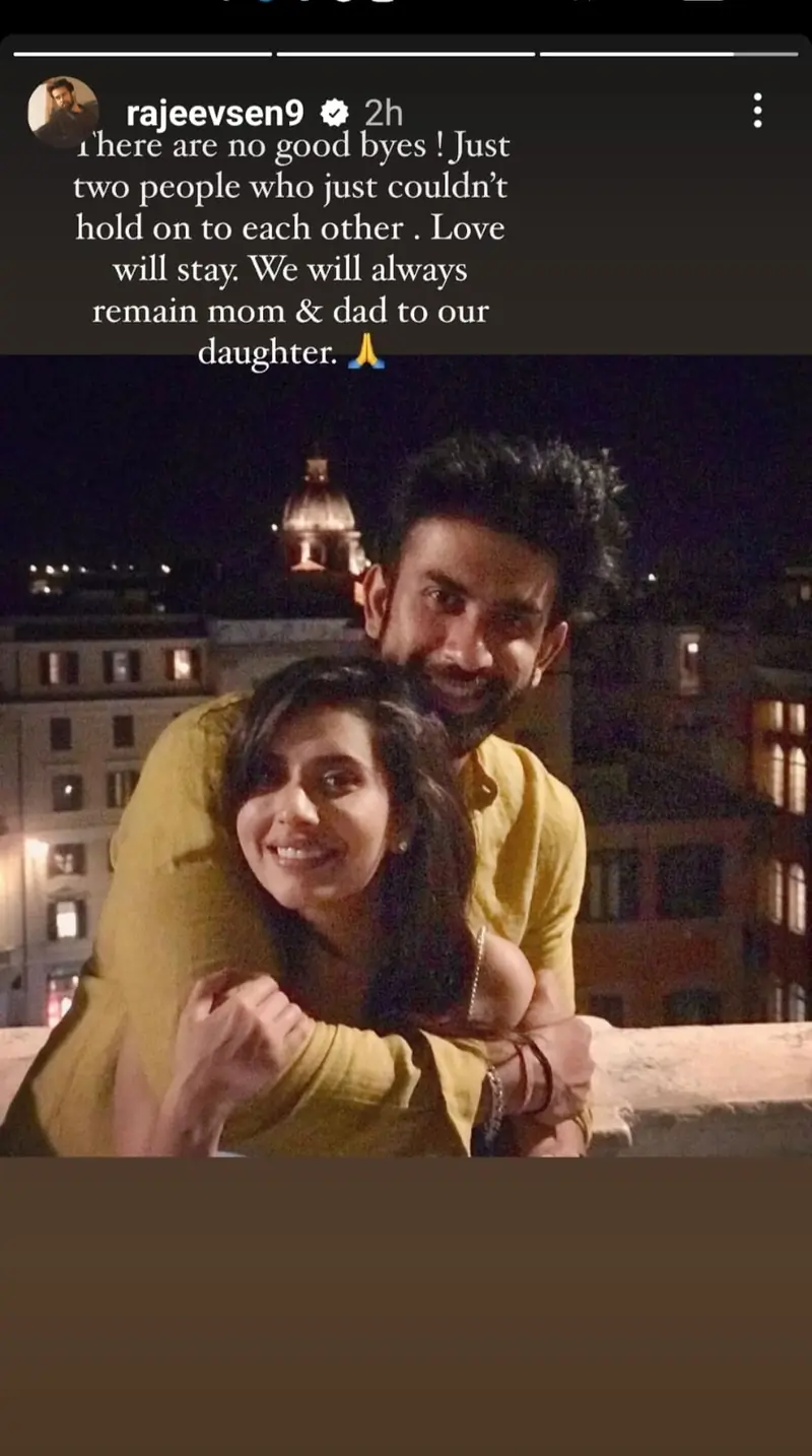 Charu Asopa and Rajeev Sen