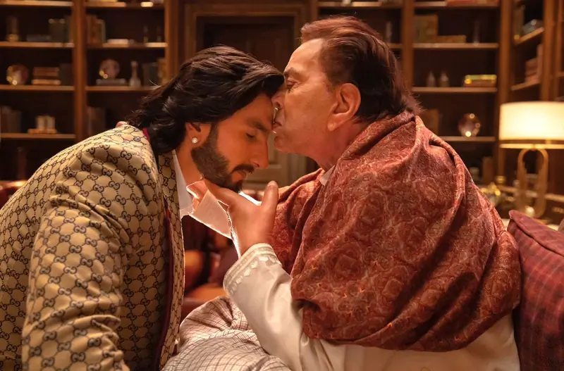 Ranveer Singh and Dharmendra
