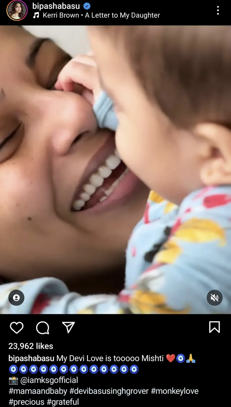 Bipasha Basu's Instagram post