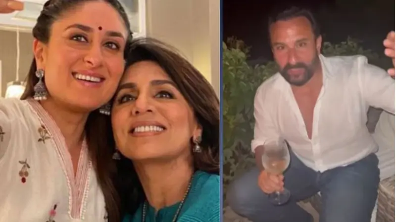 Saif, Kareena and Neetu Kapoor