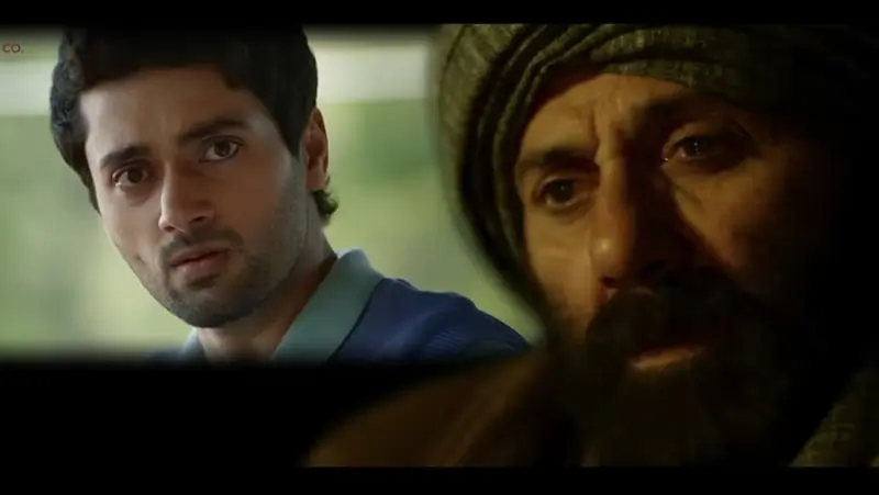 Utkarsh Sharma and Sunny Deol