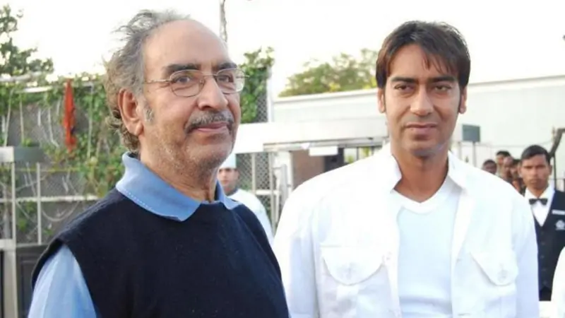 Veeru Devgan and Ajay Devgn