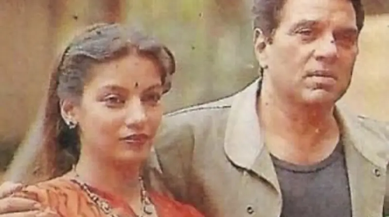 Shabana Azmi and Dharmendra 