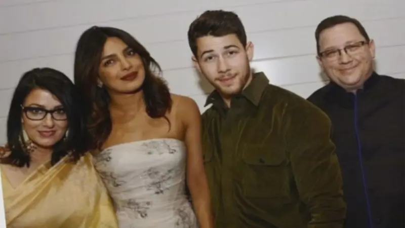 Priyanka Chopra with inlaws