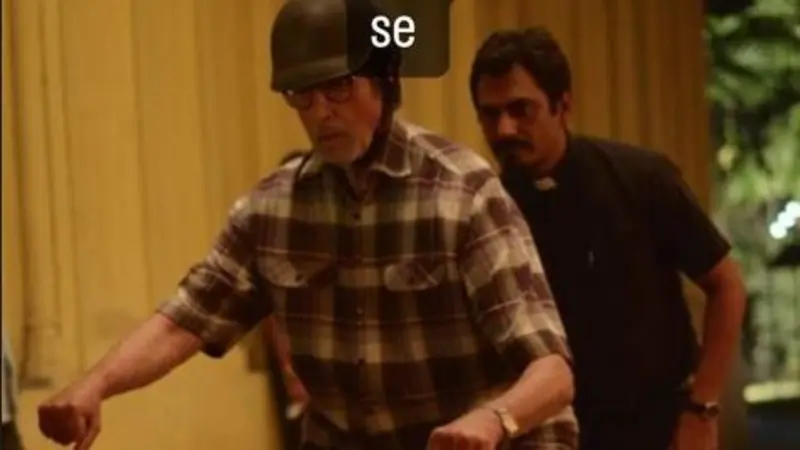 Amitabh Bachchan and Nawazuddin Siddiqui