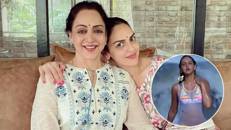 Hema Malini and Esha Deol
